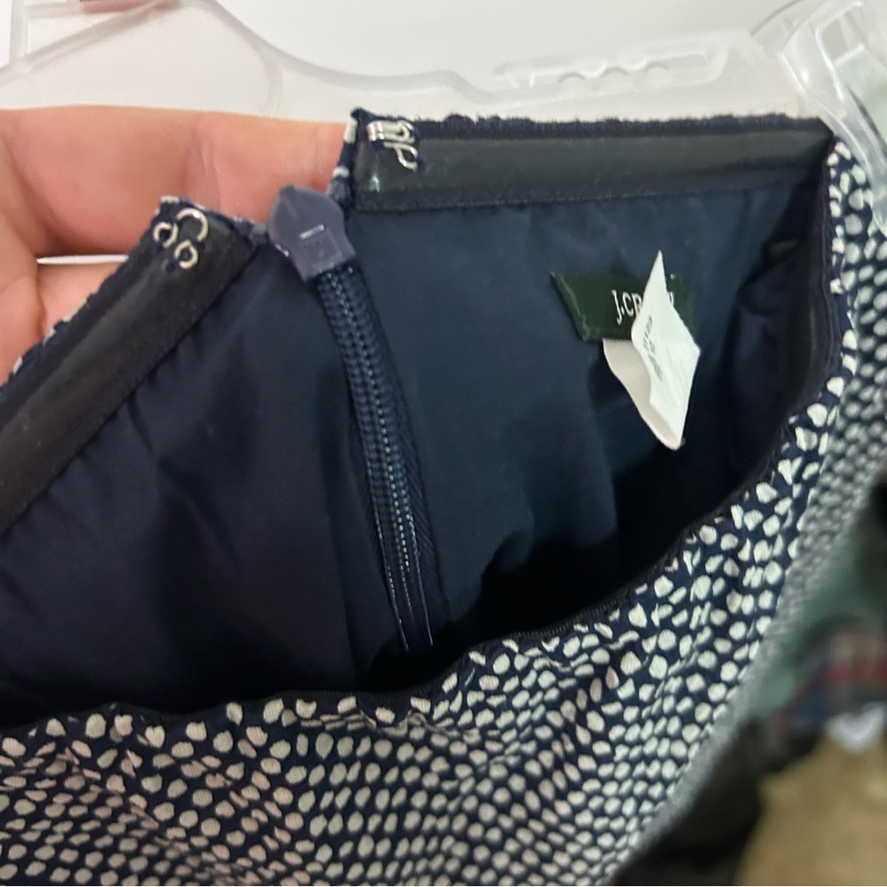 Jcrew strapless polka dot dress - Picture 6 of 10